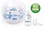 Philips Avent Express Microwave Steam Steriliser+Baby Bottle SCF271/51 BPA Free $34.99 Free Ship