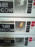 Timber Dining Chair $6.88 Replica Eames Dining Chair Twin Pack $96.60 @ Target (Forest Hill VIC)