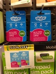 Skype Cards 50% OFF - Woolworths