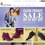 [Click Frenzy] Hush Puppies up to 50% off Sale