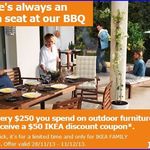 $50 Voucher with $250 Spend on Outdoor Furniture & BBQs at IKEA