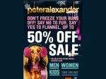 Peter Alexander's Up to 50% Off Sale!