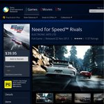 [PS3] Need for Speed Rivals $39.95 Digital Download Via SEN