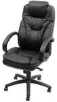 Deals Direct Luxurious PU Leather Office Chair - Black $109 Delivered