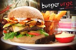 Any Gourmet Burger with Thick Cut Chips $8.50 (up to 52% Discount) [BNE] Burger Urge @ Scoopon