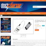 Half Price Portable Oz Charge Battery Chargers for Smartphones, Tablets and More - $24.50 Free Freight