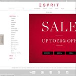 Esprit Mid Season Sale - up to 50% off Womens, Mens & Kids Clothing