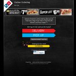 Malvern, SA Domino's Chef's Best, Value Range and Traditional Large Pizzas All $4.95 Pick up!