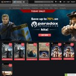 Save 75% on Paradox Games from $2.49- $19.99