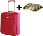 Samsonite Duranxt 50cm Red + Convertible Travel Pillow $101.99 - Carryonluggagesize.com.au