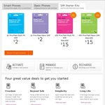 Telstra $30 Pre-Paid SIM Starter Kits (Multi-Fit & Nano) $15 @ Telstra (50% off) *Free Shipping*