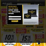 $15 off Orders over $50 at Dick Smith