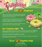 Free 'Jelly Belly' Krispy Kreme Doughnut with The Purchase of a Slurpy-Licious Cold Drink at KK