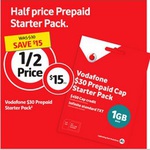 $31 Telstra & Vodafone Starter Kits (3 X $30) @ Coles