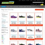 Sportsmart Mega Giant Shoe Sale 20-70% off Shoes and Free Shipping