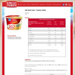 Free Uncle Toby's Oats 50g at Townhall Station NSW