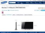 Samsung Series 5 50" Plasma (PS50B550) $1,599 @ Bing Lee Casula & $1499 @ Bing Lee Blacktown NSW