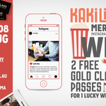Share Your Kaki Lima Photo and Story on Instagram to Win a Double Gold Class Pass from Kaki Lima