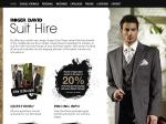 Roger David Suit Hire 20% off every Ultimate Package*
