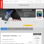 Lenovo ThinkPad Yoga 460 14.1" WQHD Convertible $1499 Delivered (i7-6500U, 8GB, 256GB SSD, GeForce 940M)