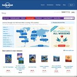 Lonely Planet 25% off Print and eBooks