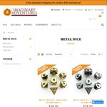 Metal Dice Sets from $34.20 + $4.50 Shipping (Free over $50) @ Imaginary Adventures