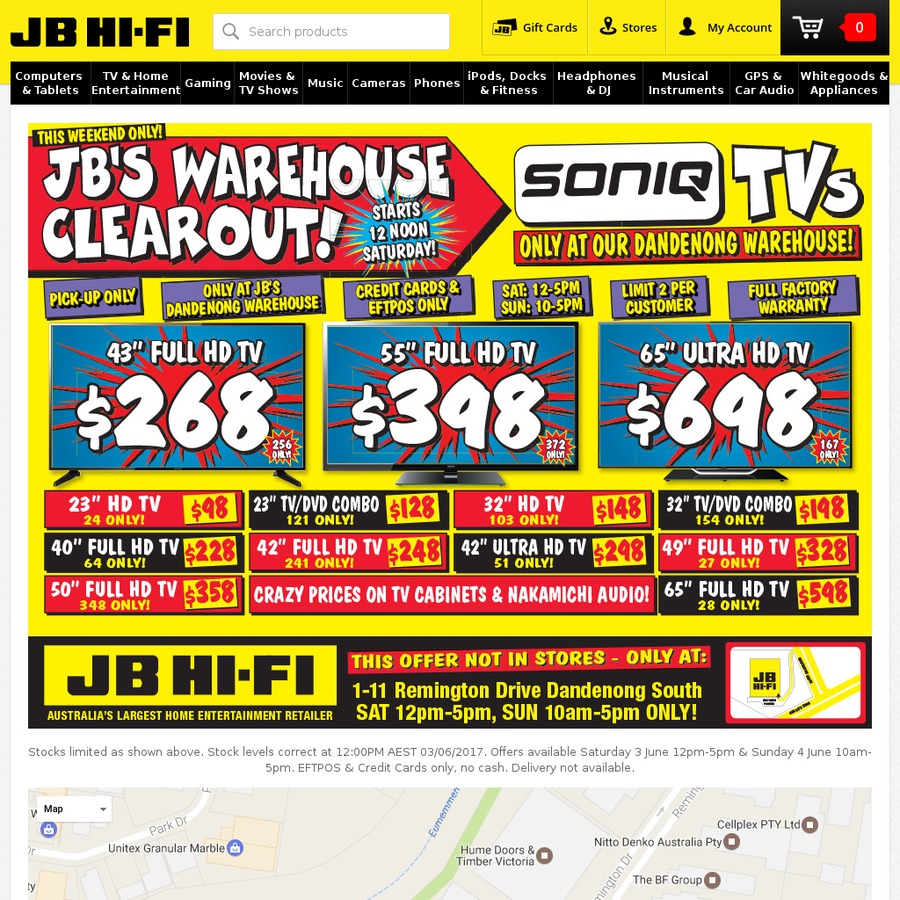 Soniq TV Sale 65