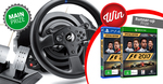 Win a Thrustmaster T300RS Wheel Set & F1 2017 (PS4) or 1 of 2 Copies of F1 2017 (PS4/XB1) from STACK
