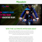Win a Mac Ride Child Bike Seat Worth $400 from Mountain Bikes Direct