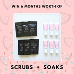 Win 1 of 7 Prizes of 6 Months Worth of Scrubs & Soaks from Be Fraiche 