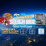 Win 1 of 11 Hardware Prizes from EVGA's Santa's Sleigh-ride Social Media Event