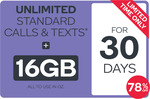 Kogan Mobile Prepaid Voucher $7.90 - 30 Days: Small 2GB / Medium 6GB / Large 16GB / Extra Large 23GB [New Customers]