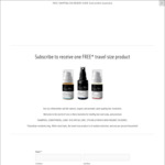 Free 30ml Travel Size Less Is More Haircare Product Delivered (Newsletter Subscription Required)