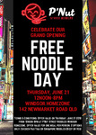 [QLD] Free Noodle Day on Thursday, June 21 at P'Nut Street Noodles, Windsor Homezone