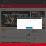 [PC] Steam - Tiny Troopers +1 Random Secret Steam Game $0.74USD (~ $0.99AUD) - Indiegala