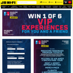 Win 1 of 6 VIP Experiences at the Melbourne Esports Open for 2 Worth $2,480 from JB Hi-Fi