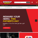 Supercheap Auto Free Shipping on Selected Items