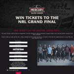 Win 4 Tickets to The NRL Grand Final + Signed Jersey from Mercury Cider (Travel + Accommodation for Residents outside NSW)