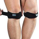 SABLE Knee Brace Patella Strap x2 $11.99 Knee Brace Support Compression Sleeves x2 S,M,L $9.99 + Post (Free $49+/Prime) @ Amazon