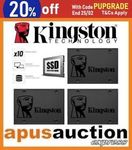 Kingston A400 SSD 120GB $29.56, 240GB $42.36, 480GB $79.16 + Delivery (Free with eBay Plus) @ Apus Auction eBay