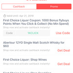Collect 1000 Bonus Flybuys Points When You Click and Collect at First Choice Liquor Online