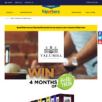 Win 1 of 5 Prizes of 4 Months Worth of Hello Fresh [Spend $15+ on Yalumba Wine from Sip'n'Save or Bottlemart + 25wol]