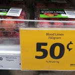 [QLD] Blood Limes 150g $0.50 (Was $5.50) @ Coles (Toowong)