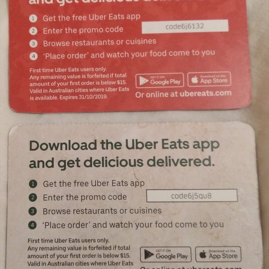 $15 off First Order @ Uber Eats - OzBargain