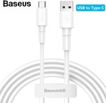 Baseus 1M 3A Type-C | 2.4A Lightning | 2.4A Micro USB Cables US $1.08 (~AU $1.63) Shipped @ Joybuy