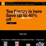 Up to 40% off Tea and Teawares Cube Tea Varieties from $7 (Free Membership Required) @ T2