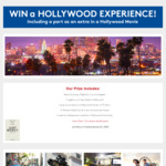 Win a Hollywood Experience for 2 Worth $9,580 from MDSA