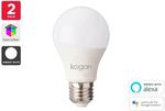 Kogan 10W Cool & Warm White Smart Bulb (E27) - 2 Pack $17 Delivered @ Kogan