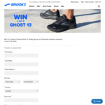 Win 1 of 5 Pairs of Ghost 13 Runners Worth $219.95 from Brooks
