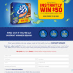 Win a Share of $150,000 from Sanitarium [Purchase Up&Go 12 Pack]